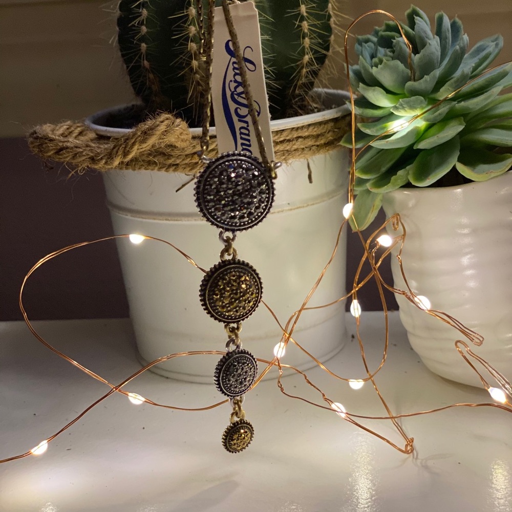 Lucky Brand Locked Safe and Sound Necklace